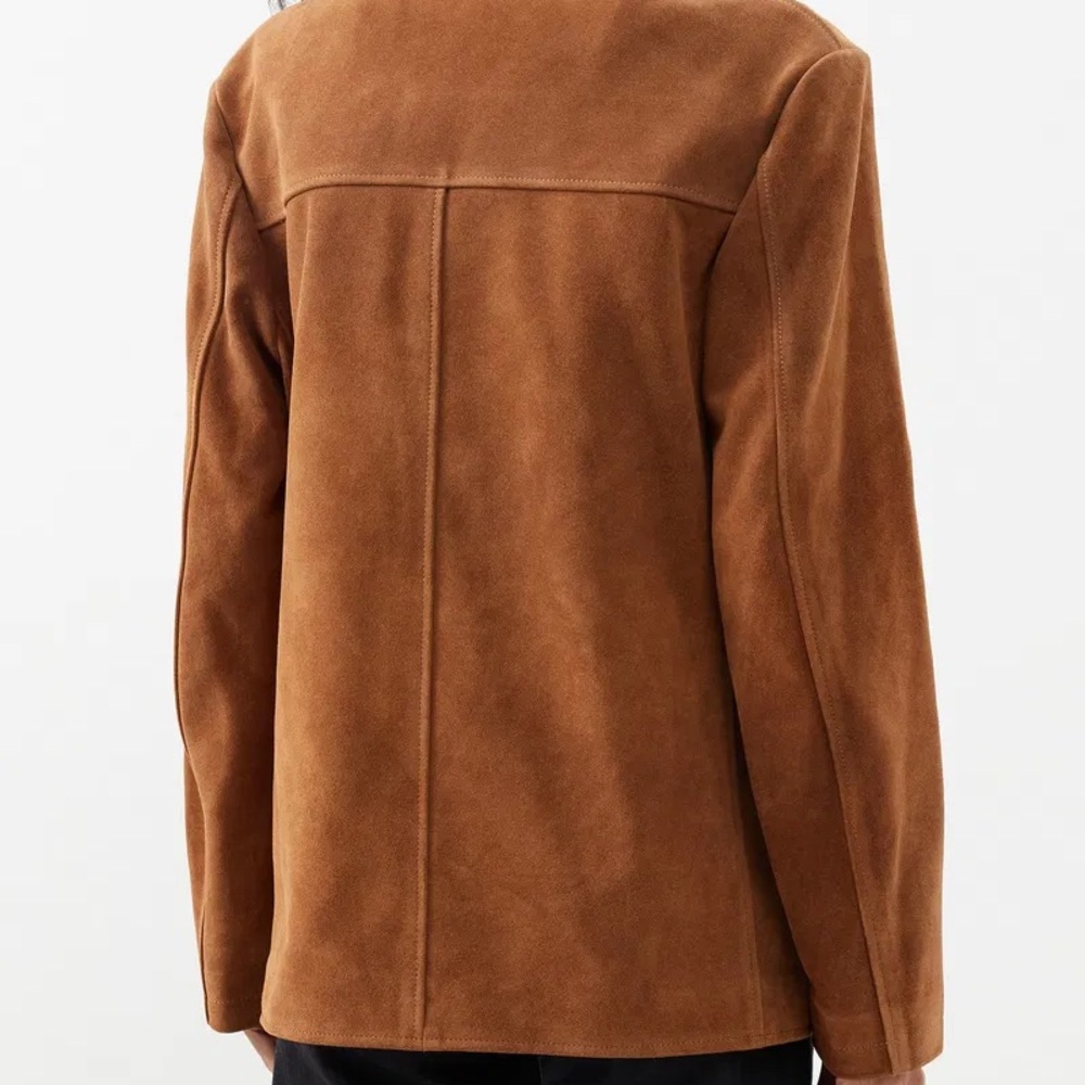 RAEY Boxy Suede Tailored Jacket 0 - Picture 5 of 5